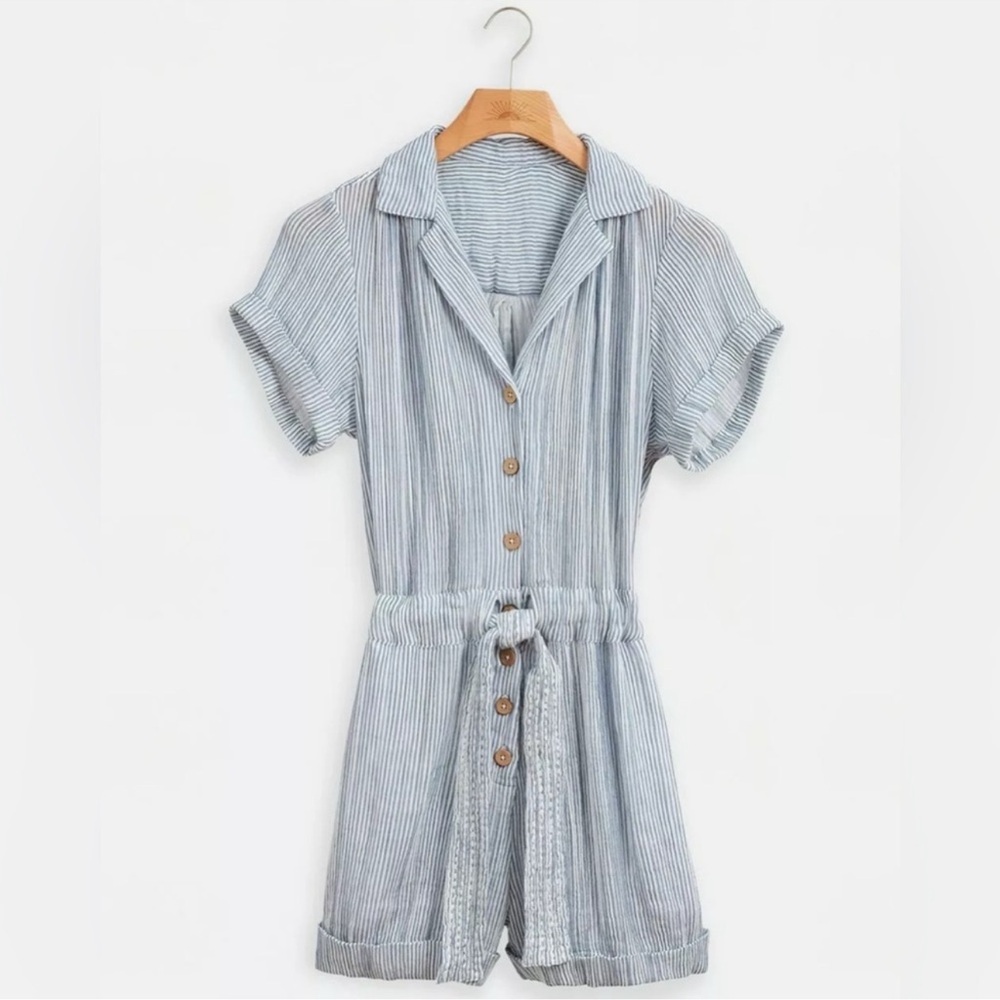 NWT Faherty Izzy Romper in Sailing Stripe Size XL
